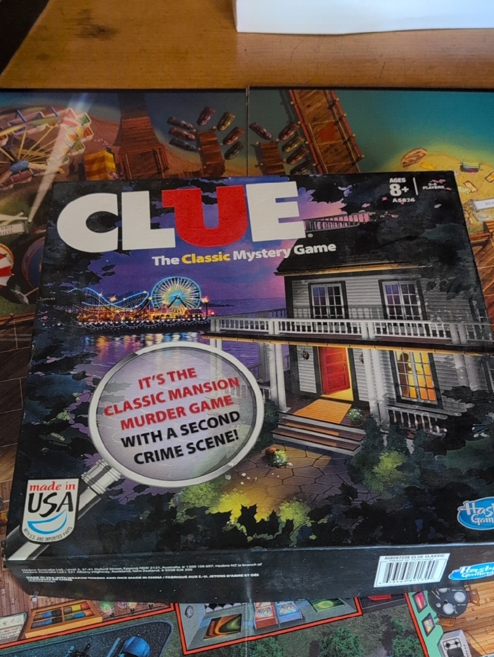 Hasbro CLUE Board Game Murder Mystery